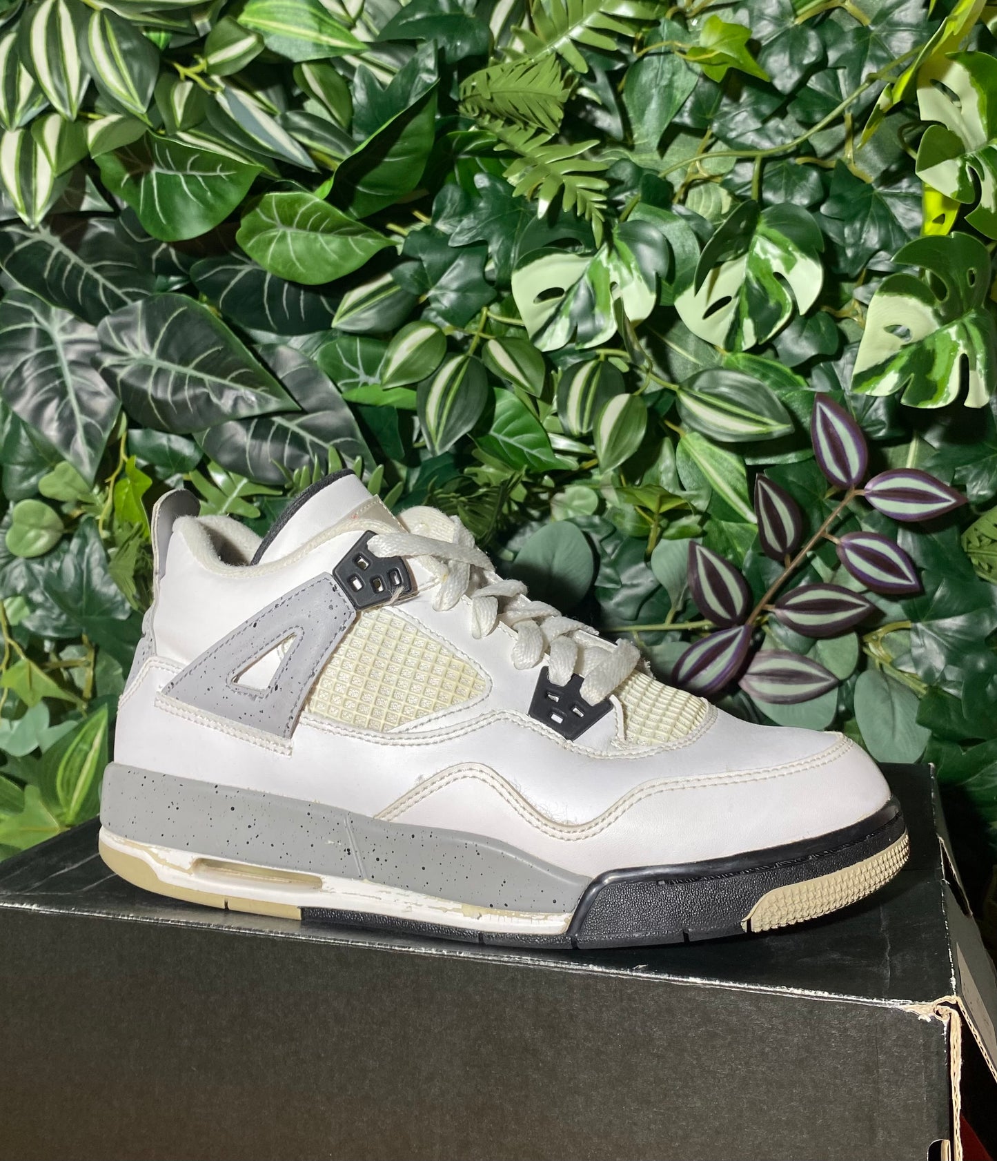 Jordan 4 White Cement GS