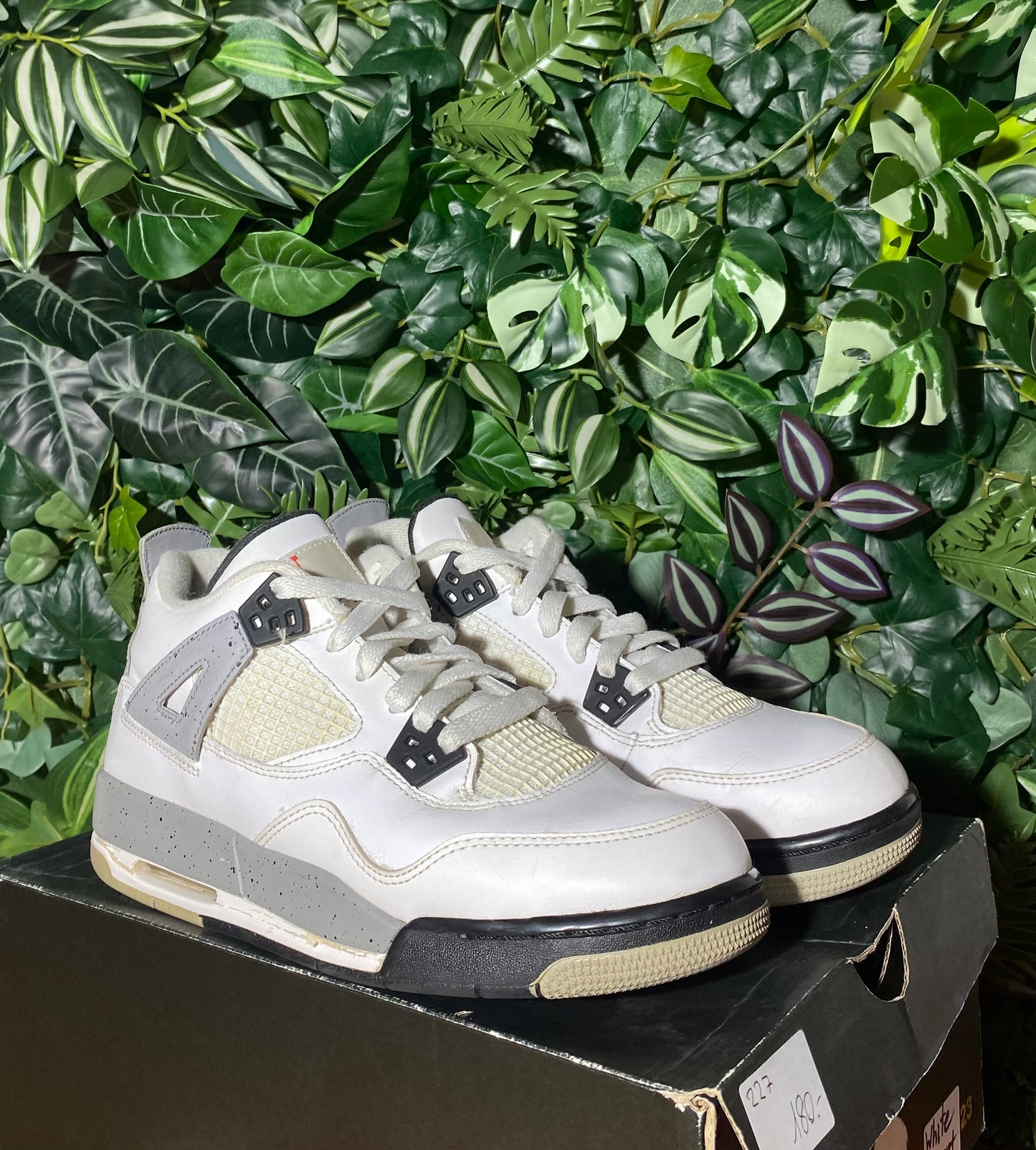 Jordan 4 White Cement GS