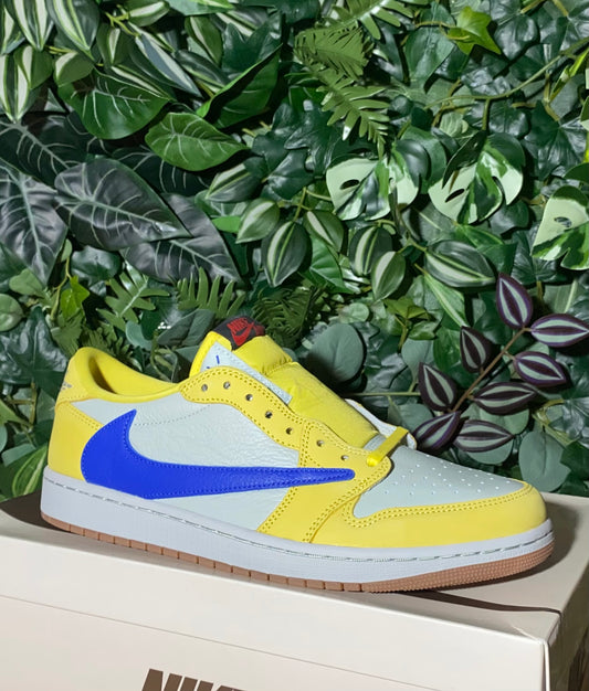 Jordan 1 Low X Travis Scott Canary