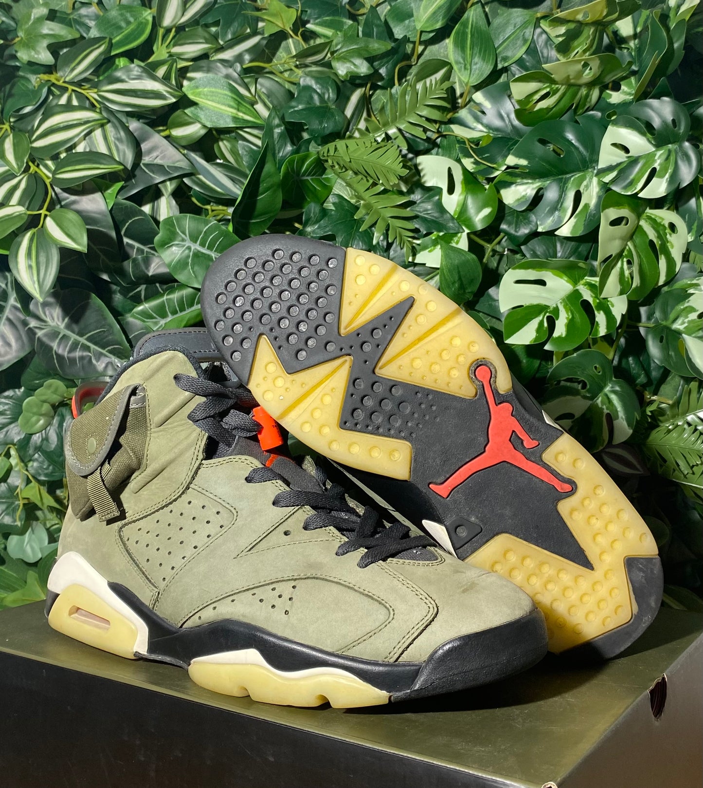 Jordan 6 X Travis Scott Olive