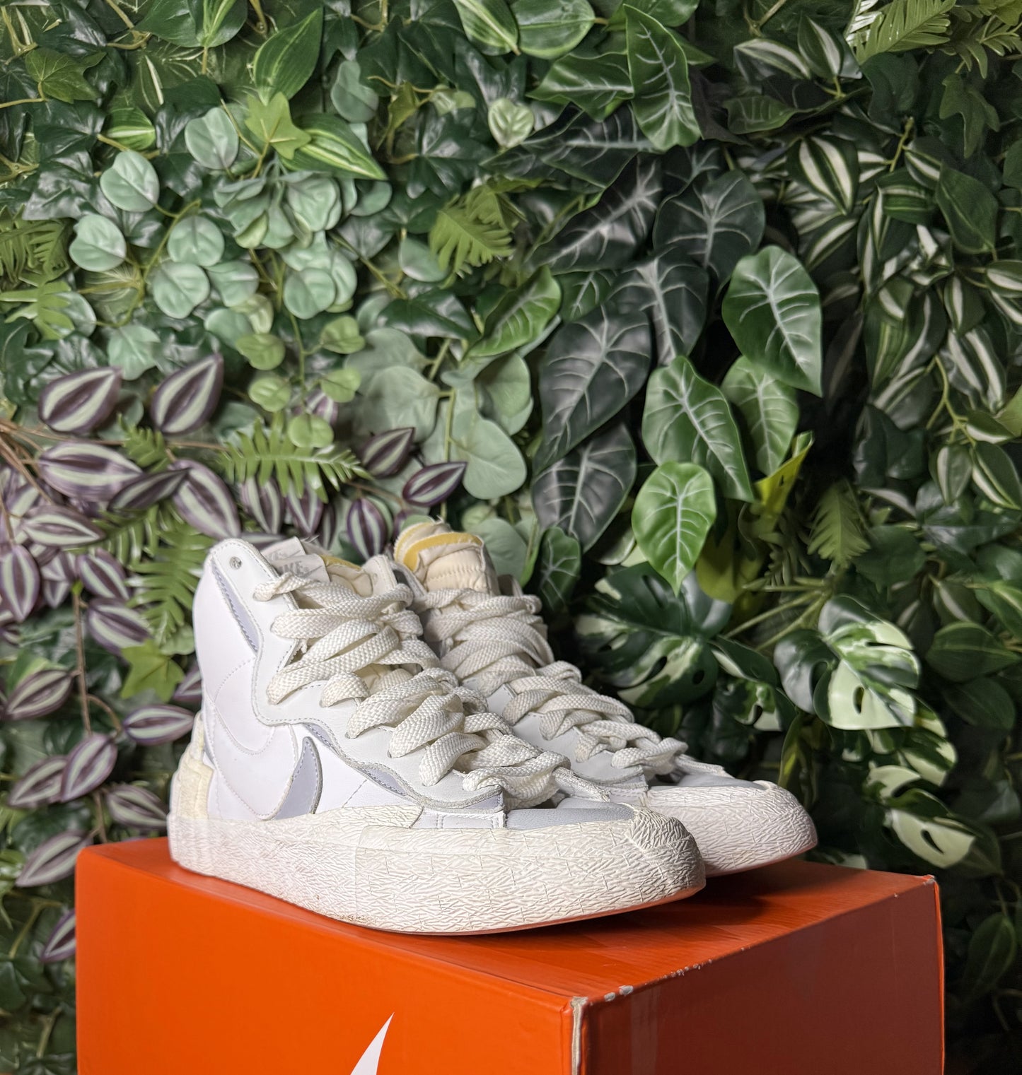 Blazer Mid X Sacai White