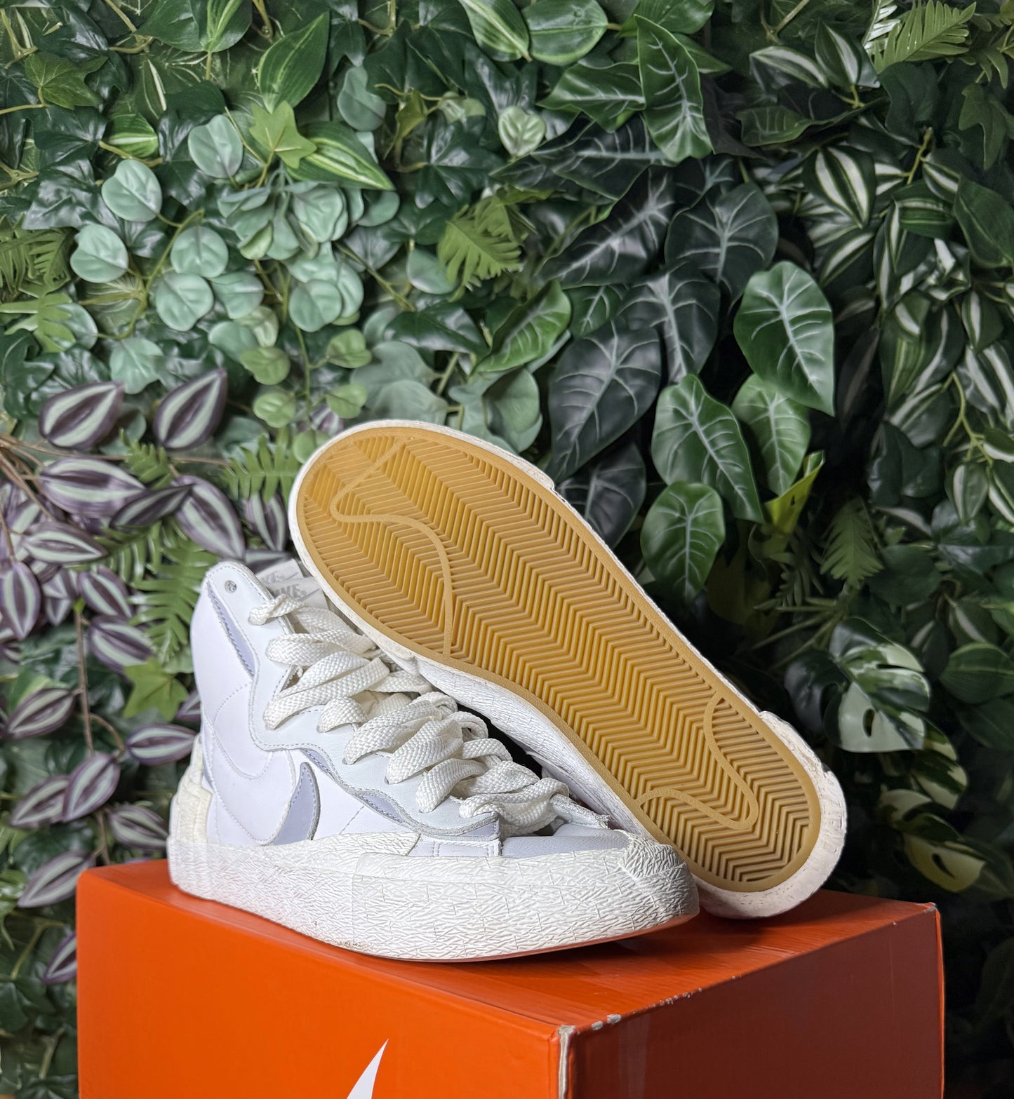 Blazer Mid X Sacai White