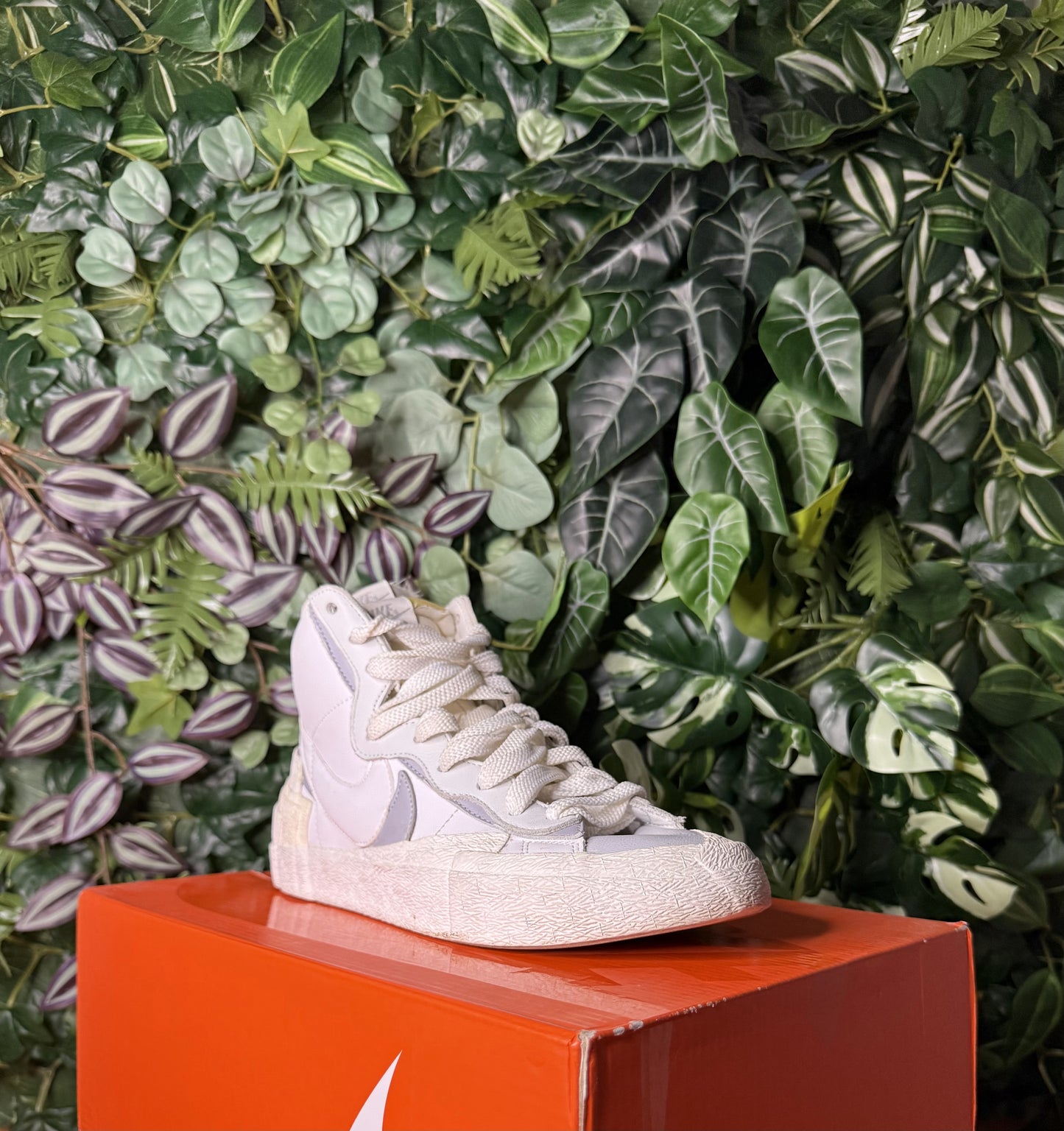 Blazer Mid X Sacai White