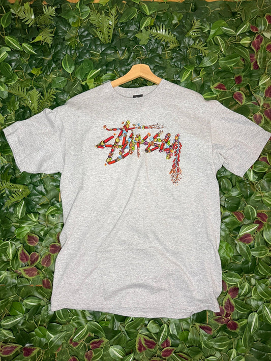 T-shirt Stüssy TNT grey