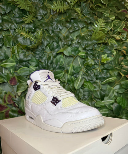 Jordan 4 Metallic purple