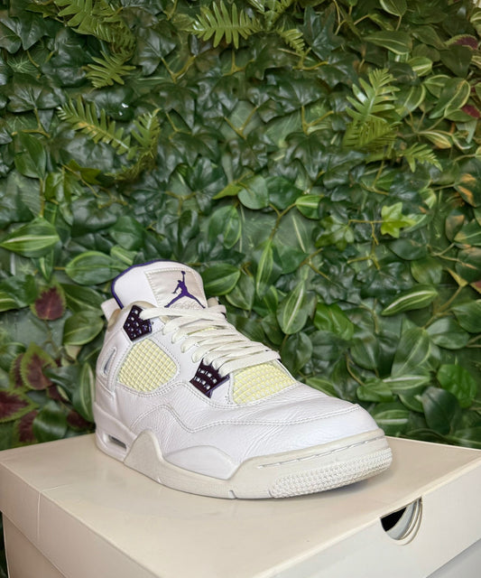 Jordan 4 Metallic purple