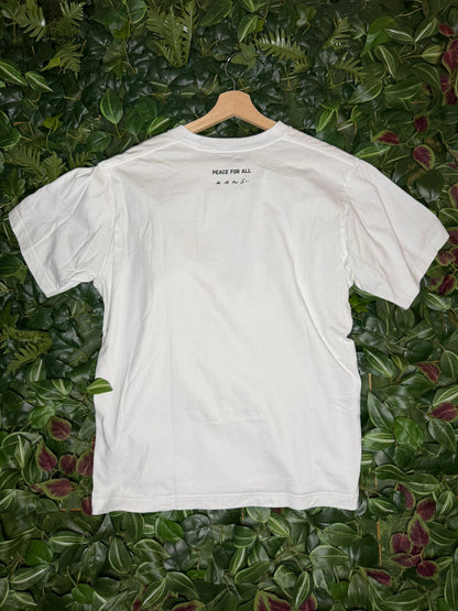 T-shirt Kaws Peace For All White