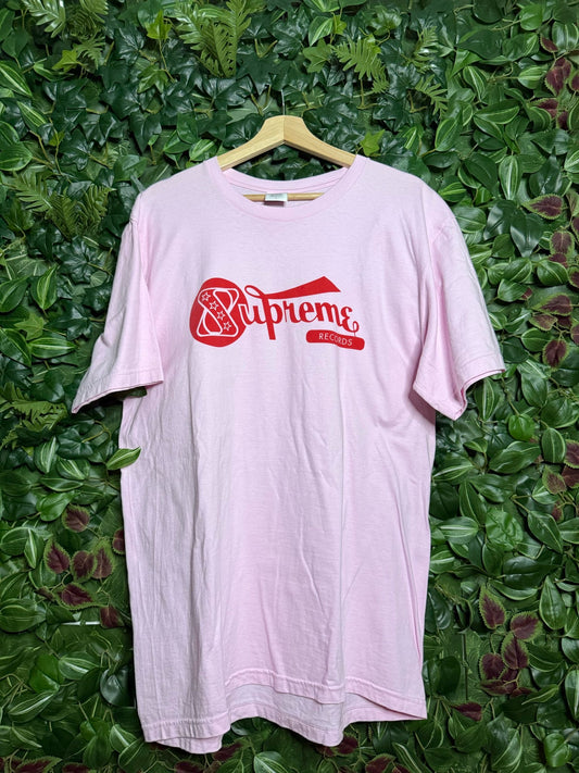 T-shirt Supreme Recods Rose