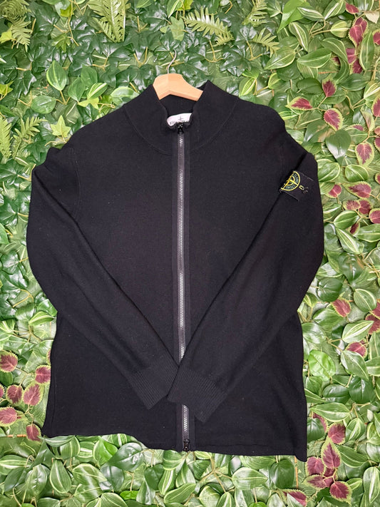 Zip Hoodie Stone Island black